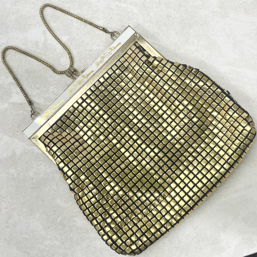 Vintage Black & Gold Evening Bag 1980’s MillyOliverVintage