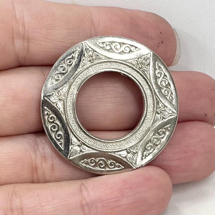 Vintage Silver Tone Celtic Scarf Clip MillyOliverVintage